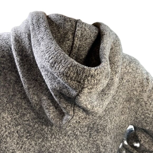 Old Navy Gray Kangaroo Pocket Drawstring Pullover Hoodie Sz Med Normcore Grunge - Picture 6 of 12